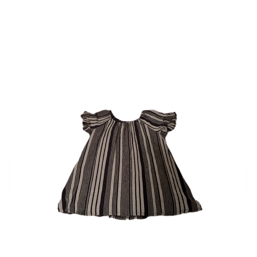 Cute ruffled black and blue Z supply kids dress!
